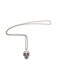 Alexander McQueen | Black Doctor Skull Necklace for Men | Lyst