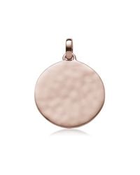 Monica Vinader | Metallic Siren Medium Round Pendant | Lyst