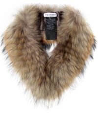 Yves Salomon Natural Fur Collar