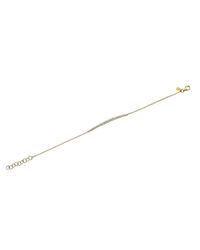 Anne Sisteron - Metallic 14kt Yellow Gold Bezel Set Diamond Bracelet - Lyst
