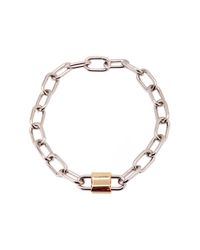 Alexander Wang | Metallic Double Lock Necklace | Lyst