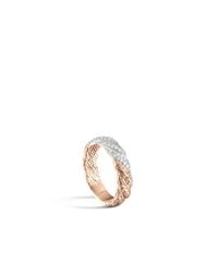 John Hardy | Metallic Classic Chain Flat Twisted Chain Ring | Lyst