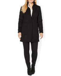 Ralph Lauren | Black Lauren Reefer Coat | Lyst