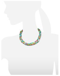 Antica Murrina - Purple Rubik Murano Glass Drops Necklace - Lyst
