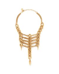 Ela Stone | Metallic 'pamela' Multi Tier Chain Necklace | Lyst