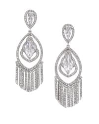 Adriana Orsini | Metallic Embraced Marquis Tassel Chandelier Earrings | Lyst