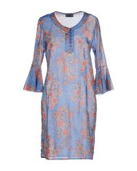 European Culture Blue Kaftan
