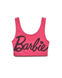 Lyst - Forever 21 Barbie Girl Crop Top in Pink