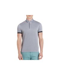 Ted Baker | Gray Fowmo Slim Fit Polo for Men | Lyst