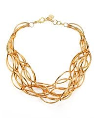 Nest | Metallic Twisted Collar Necklace | Lyst