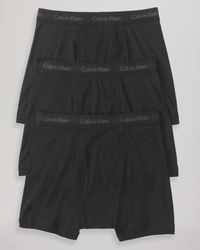 Calvin Klein | Black Cotton Classics Boxer Briefs, Pack Of 3 for Men | Lyst