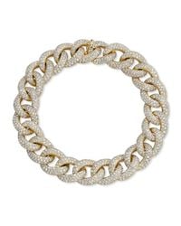 Anne Sisteron - Metallic 14kt Yellow Gold Diamond Luxe Chain Link Bracelet - Lyst