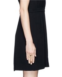 Ela Stone | Metallic 'serpent' Chain Link Double Spiral Ring | Lyst
