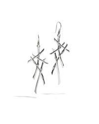 John Hardy | Metallic Bamboo Earrings | Lyst