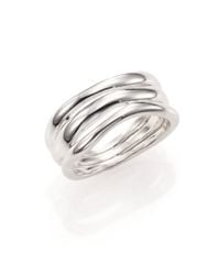 Ippolita | Metallic Glamazon Sterling Silver Triple-band Ring | Lyst