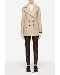 Rag & Bone | Brown Token Peacoat | Lyst
