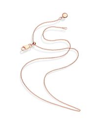 Monica Vinader | Metallic Rolo Chain 15-17 Inch - Adjustable | Lyst