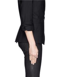 Eddie Borgo | Multicolor Gemstone Pyramid Four Ring Set | Lyst
