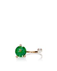 Delfina Delettrez | Metallic 18k Gold, Topaz And Diamond Magic Triangle Ring | Lyst