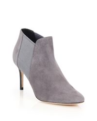 Cole Haan | Gray Smithson Suede Booties | Lyst