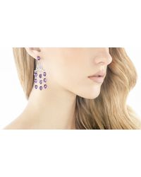 John Hardy | Purple Classic Chain Chandelier Earrings | Lyst