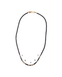 Lulu Frost - Black George Frost G. Frost Morse Necklace - Loyal - Lyst