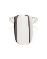 Asherali Knopfer | Diamond White Gold Nail Ring | Lyst