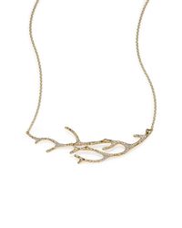 Ippolita | Metallic Stardust Diamond & 18K Yellow Gold Branch Necklace | Lyst