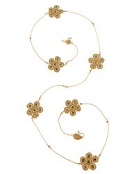 Coomi - 20k Necklace with Green Diamond Slices - Lyst