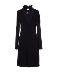 Roccobarocco Short Dress in Black | Lyst