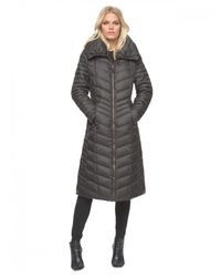Marc New York | Black Karen Quilted Maxi Jacket | Lyst