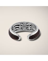 John Hardy | Brown Cuff With Rose Wood | Lyst