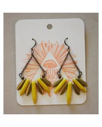 Native Rainbow | Yellow Howlite Chandeliers | Lyst