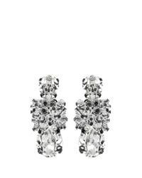 Erickson Beamon | Metallic 'midnight Lace' Crystal Drop Earrings | Lyst