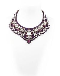 Shourouk | Legend Purple Necklace | Lyst