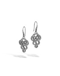 John Hardy | Metallic Classic Chain Small Braided Drop Earrings | Lyst
