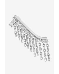 French Connection | Metallic Fringe Ear Cuff Earrings | Lyst