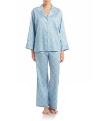 Natori | Blue Marcela Printed Pajamas | Lyst