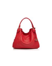 Diane von Furstenberg | Red Voyage Slouchy Shoulder Bag | Lyst