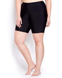 Addition Elle Black Cactus Long Leg Swim Bottom