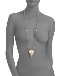 A Peace Treaty | Metallic Kikori Pendant Necklace | Lyst