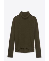 Helmut Lang | Green Wool-cashmere Turtleneck | Lyst
