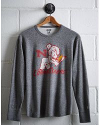 Tailgate Gray Men's Nebraska Thermal Shirt for men