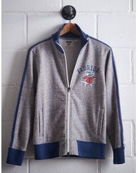 Tailgate Gray Men's Florida Track Jacket for men