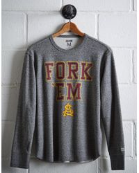 Tailgate Gray Men's Arizona State Thermal Shirt for men