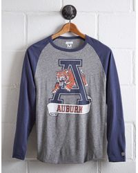 Tailgate Gray Men's Auburn Tigers Baseball Shirt for men