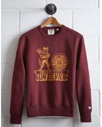Tailgate Purple Men's Arizona State Crew Sweatshirt for men