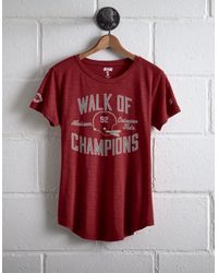 Tailgate Red Women's Alabama Walk Of Champions T-shirt
