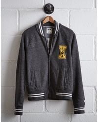 Tailgate Gray Women's Iowa Bomber Jacket