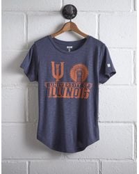 Tailgate Blue Women's University Of Illinois T-shirt